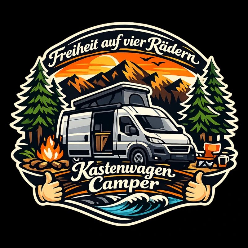 Freedom on four wheels: campervan, camper van