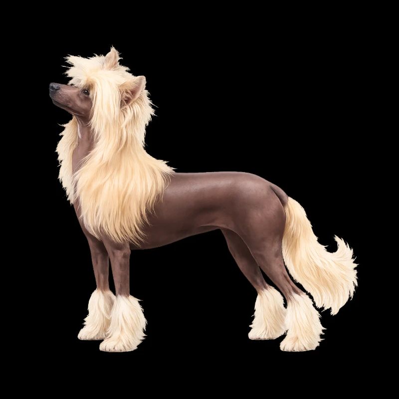 Realistic Hairless Chinese Crested