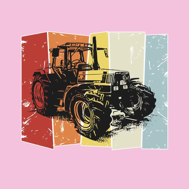 Traktor Deutz retro style