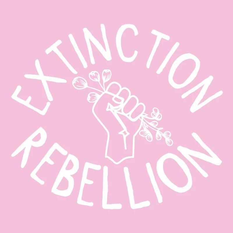 Extinction Rebellion Poing avec Bud