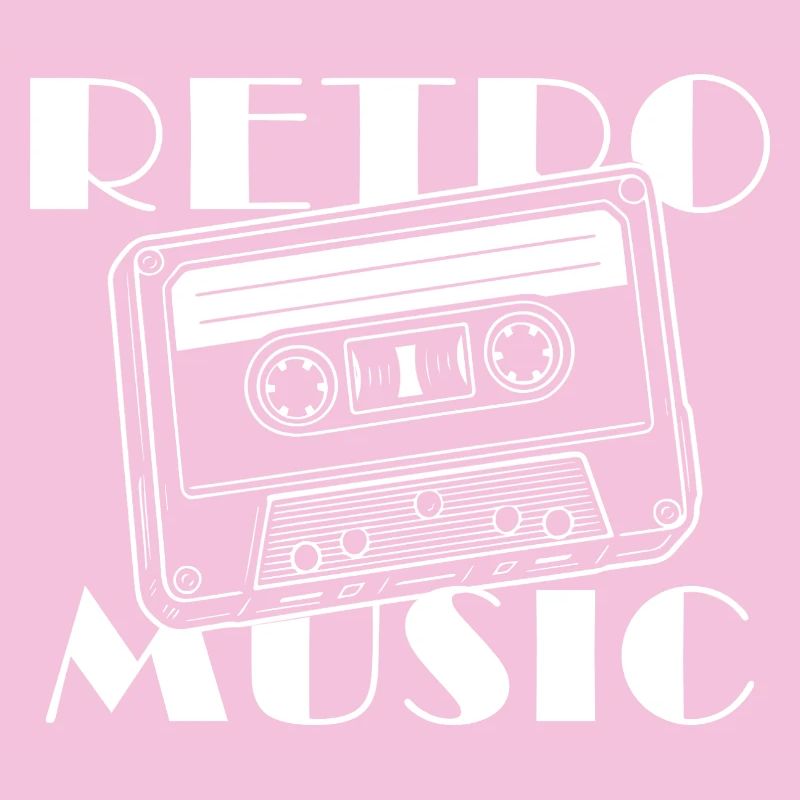 Conception de musique de cassette rétro