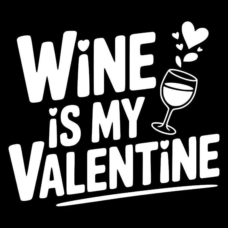 Le vin est ma Saint-Valentin