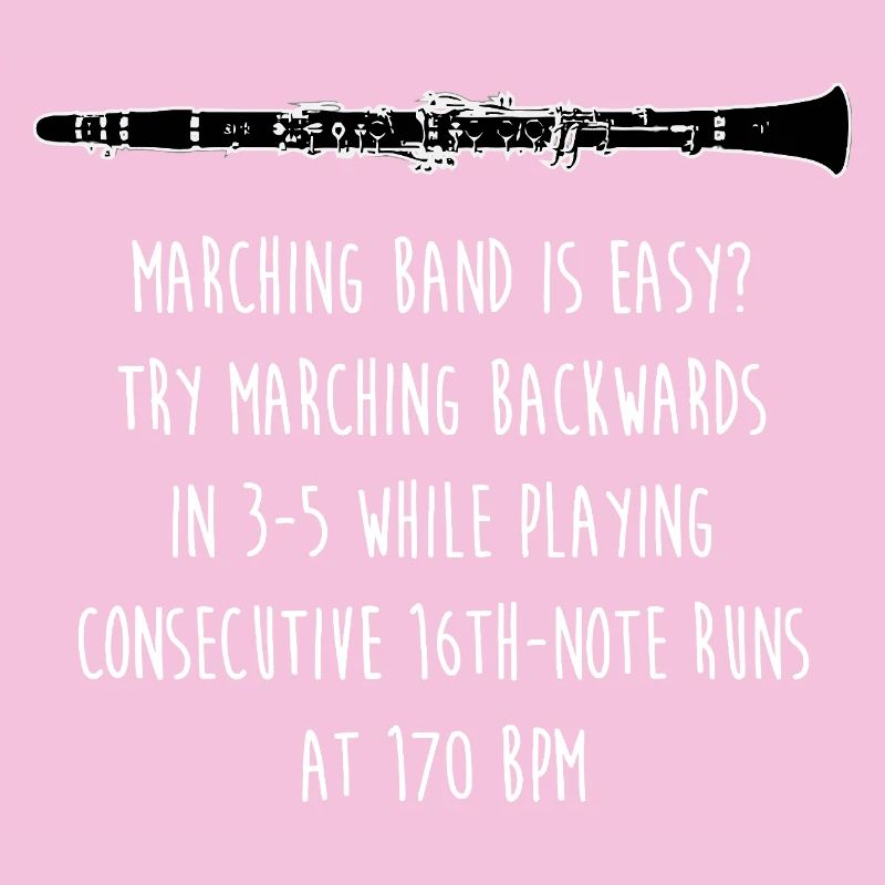 Backward Cadence Marching Tee