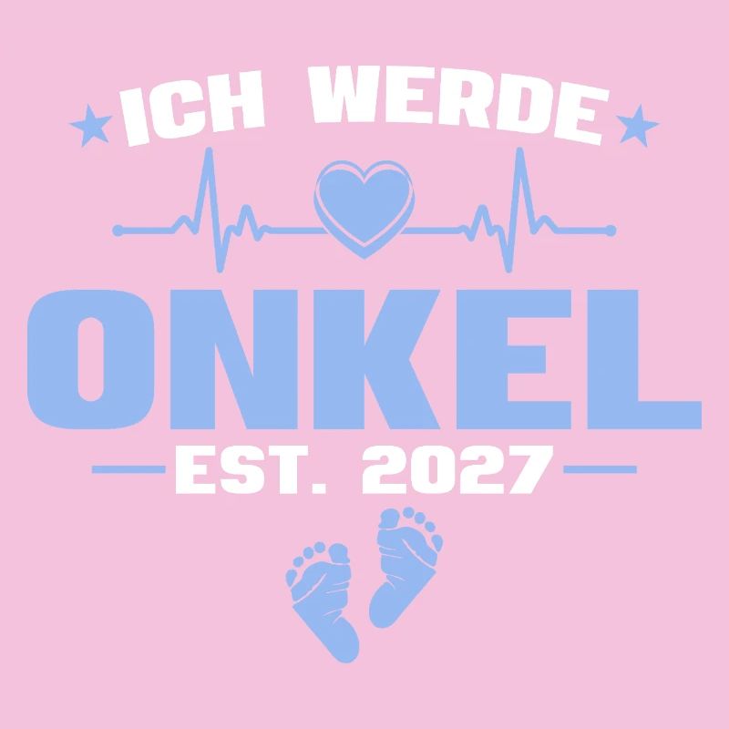 Ich werde Onkel 2027 - Baby Ankündigung Geschenk
