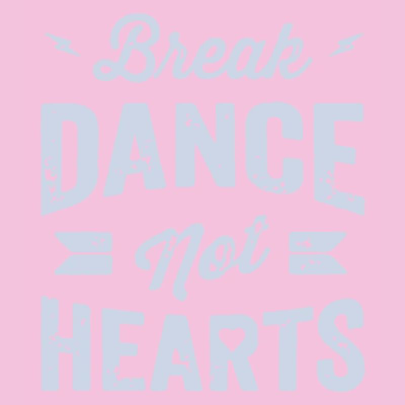 Conception de t-shirt Break Dance Not Hearts
