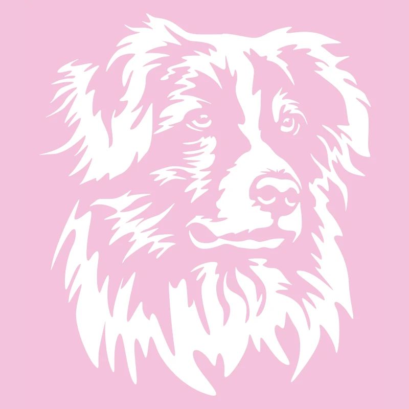 Australian Shepherd Kopf "Black Edition"