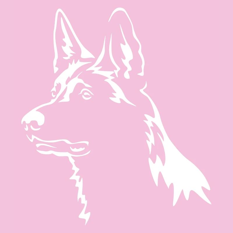 German Shepherd Head "Black Edition"