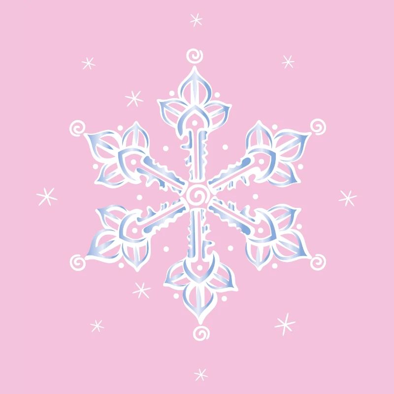 Schneeflocke Eiskristall