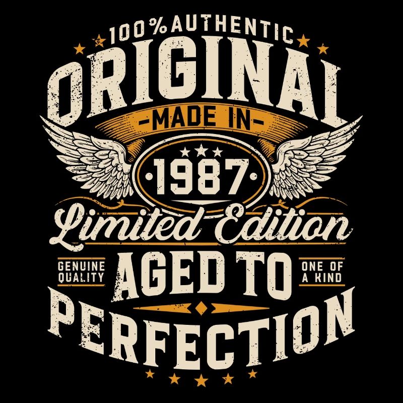 Original 1987 Vintage Birthday Retro Gift