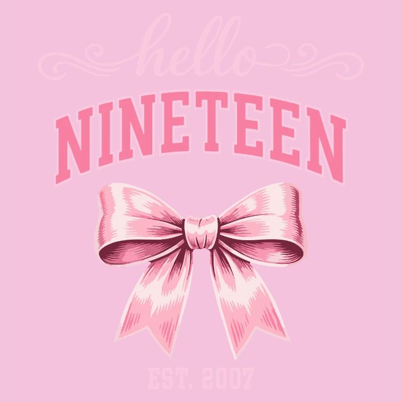 Hello Nineteen 19 Year Old Is 2007 Birthday Knot