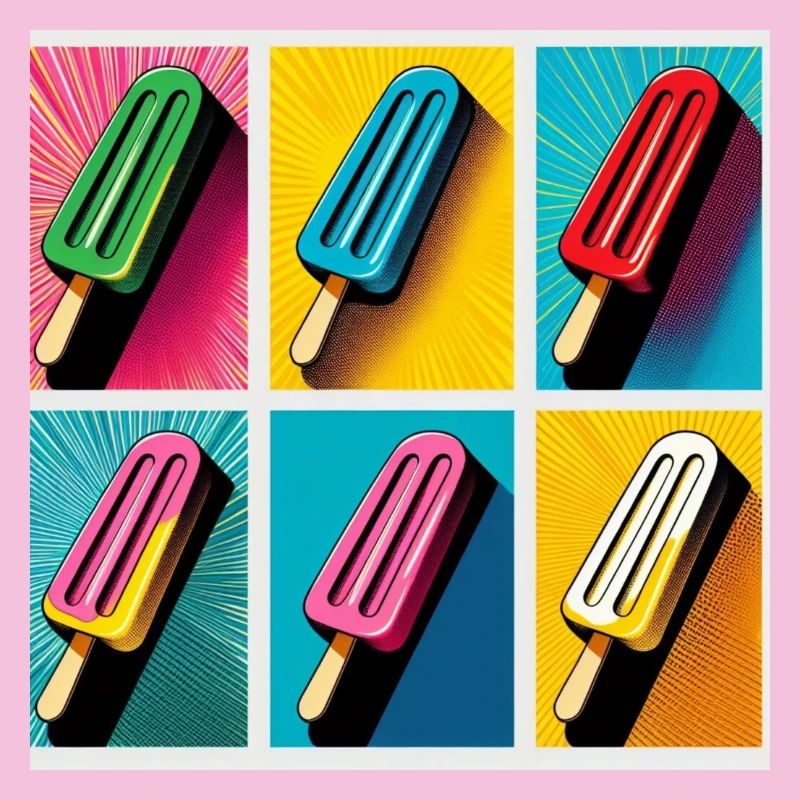 Eis am Stil Popsicle Pop Art II