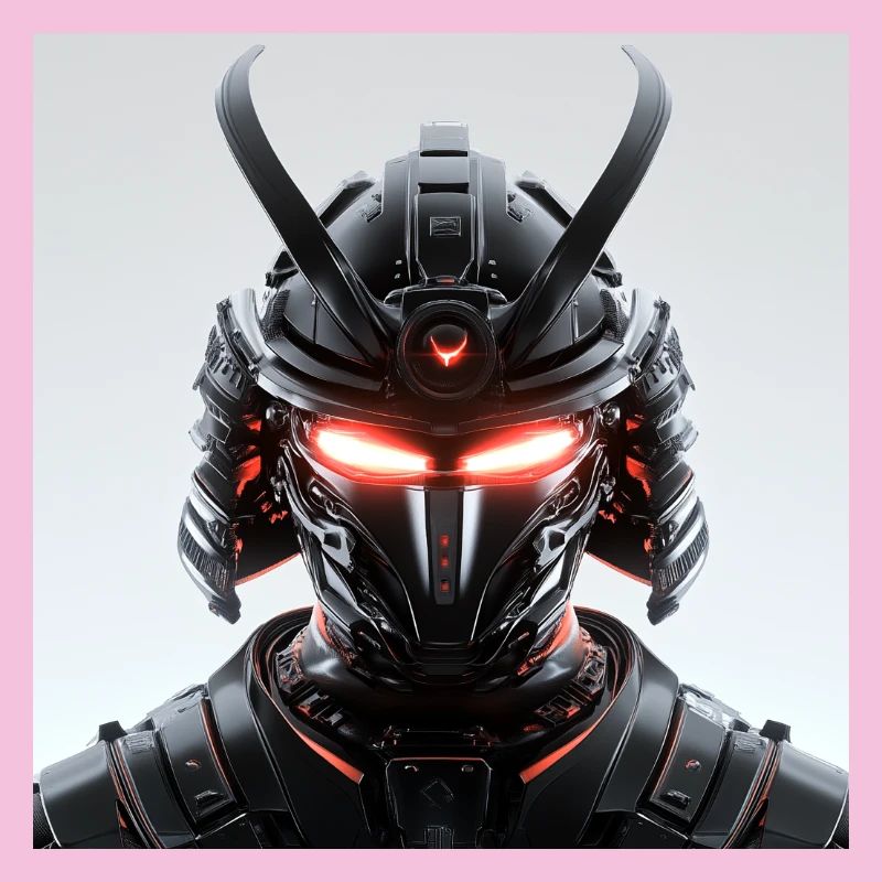 Maskerade Futuriste de Samouraï Numérique