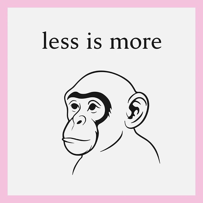 Minimalist monkey motivation