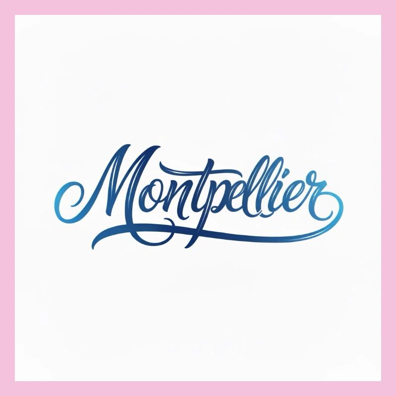 Montpellier Hand Lettering Design