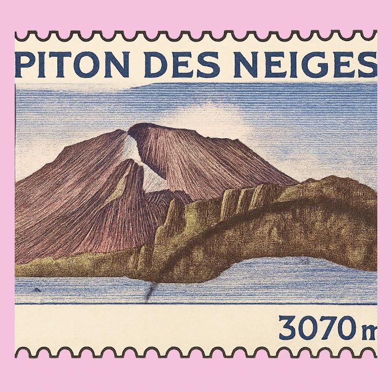 Piton des Neiges Stempel