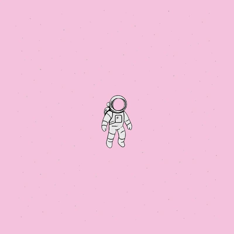 Astronaute Seul dans le Vide