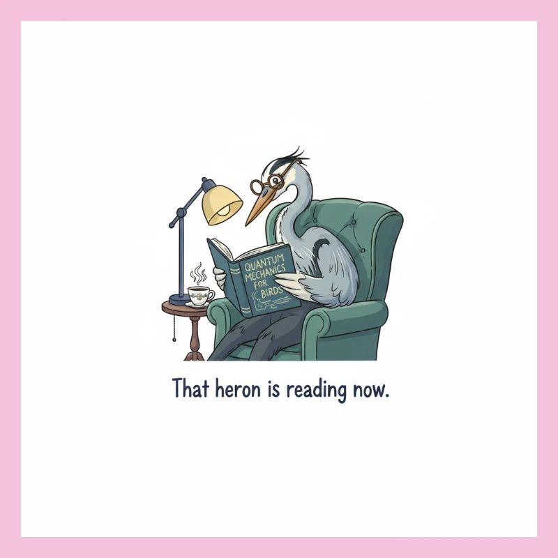 Lecture d’oiseau quantique dans le fauteuil