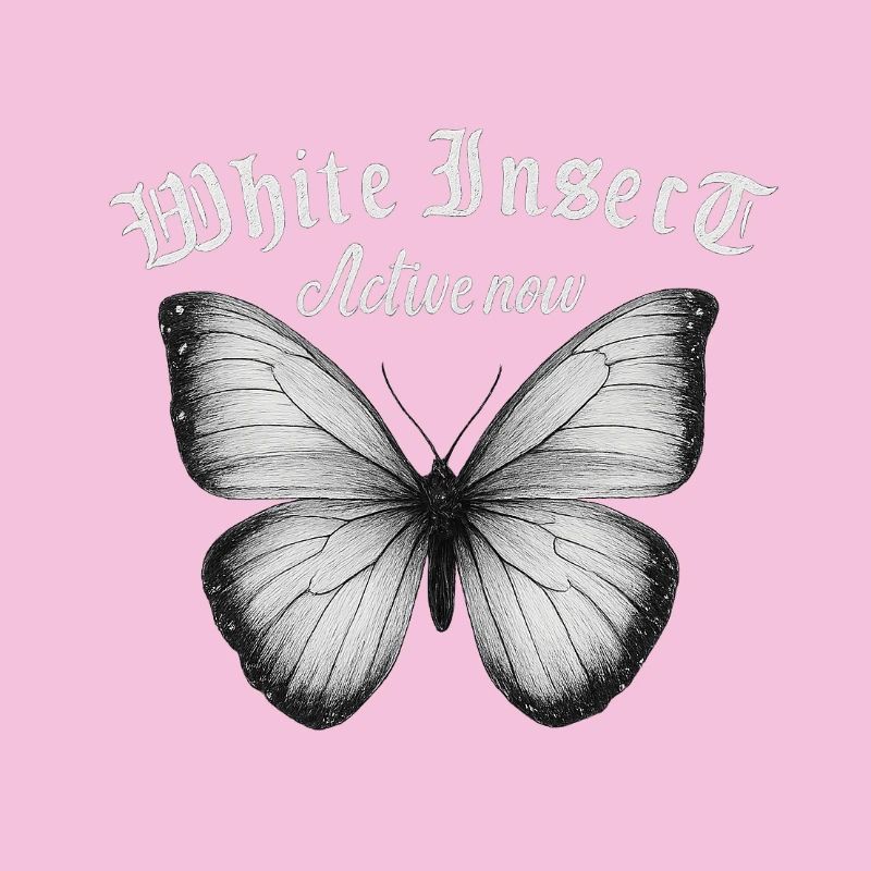 White Butterfly Active Fans Gift Idea