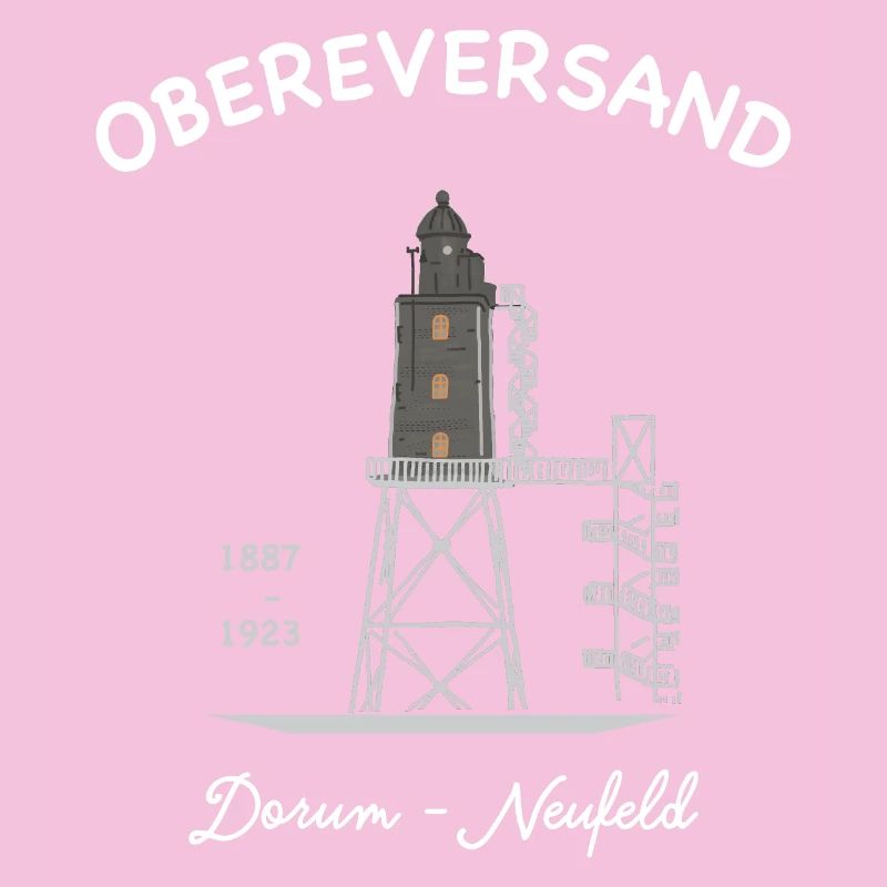 Lighthouse Dorum - Neufeld, German North Sea coast