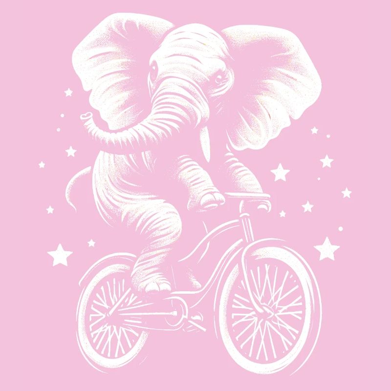Elephant on a bicycle