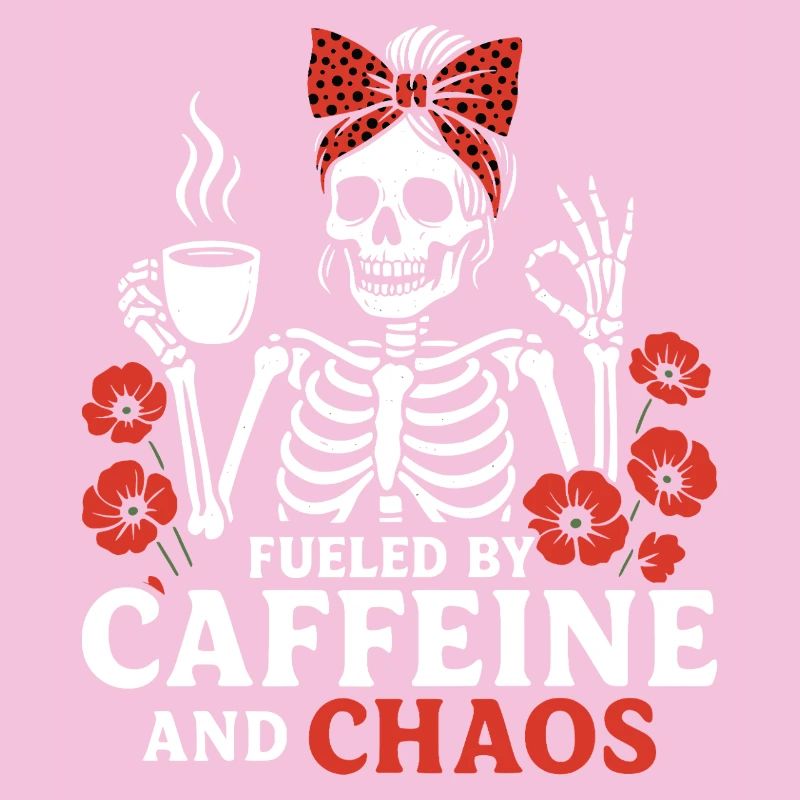Mutter Koffein Mutter Skelett Kaffee