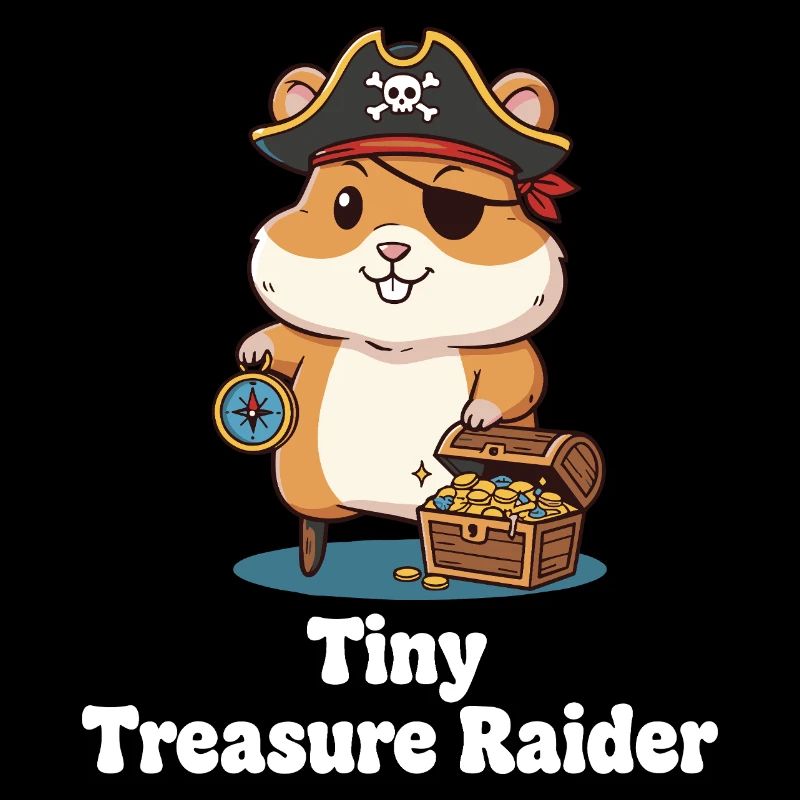 Petit hamster pirate