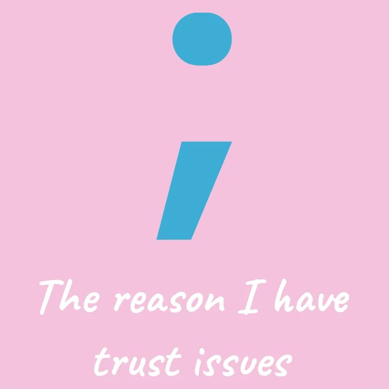 Informatiker Shirt - Semi-Colon Trust Issues