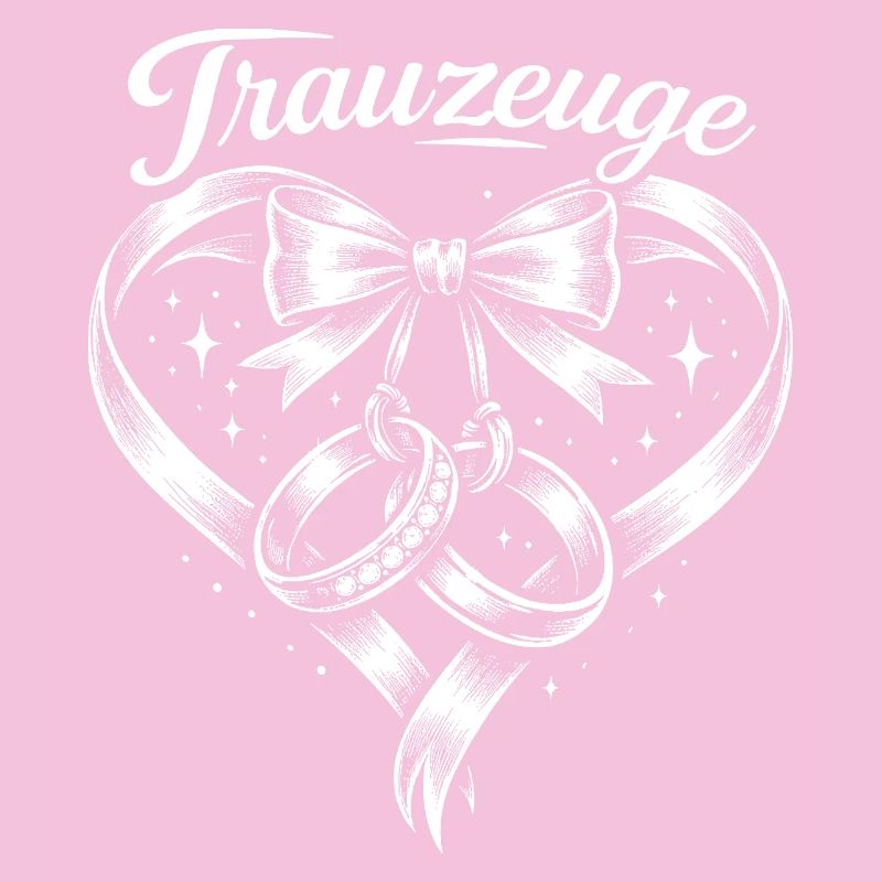 Herz Schleife Ringe Trauzeichen