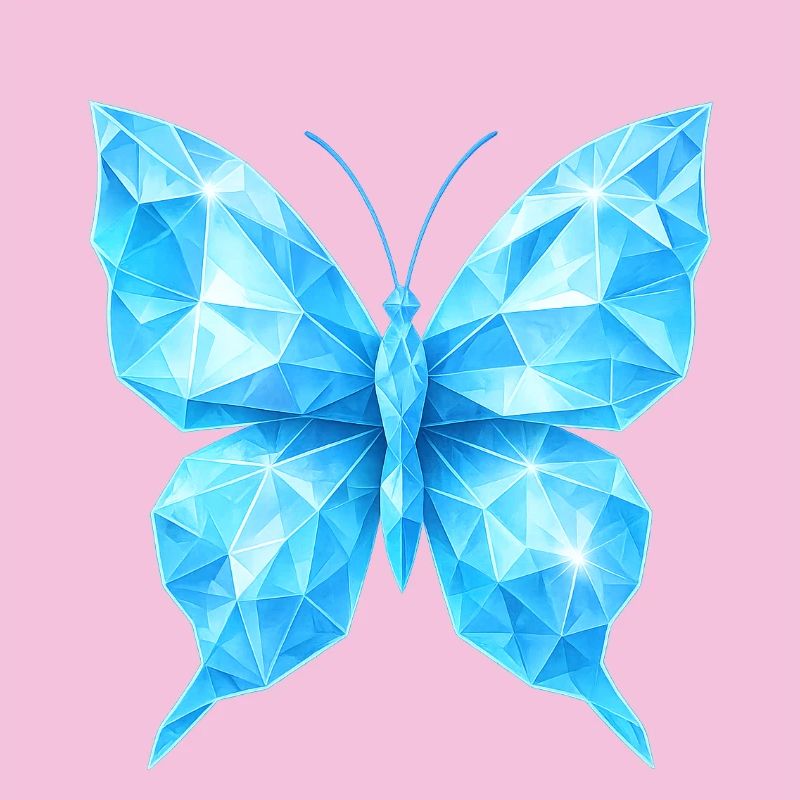 Papillon en diamant | Élégance géométrique