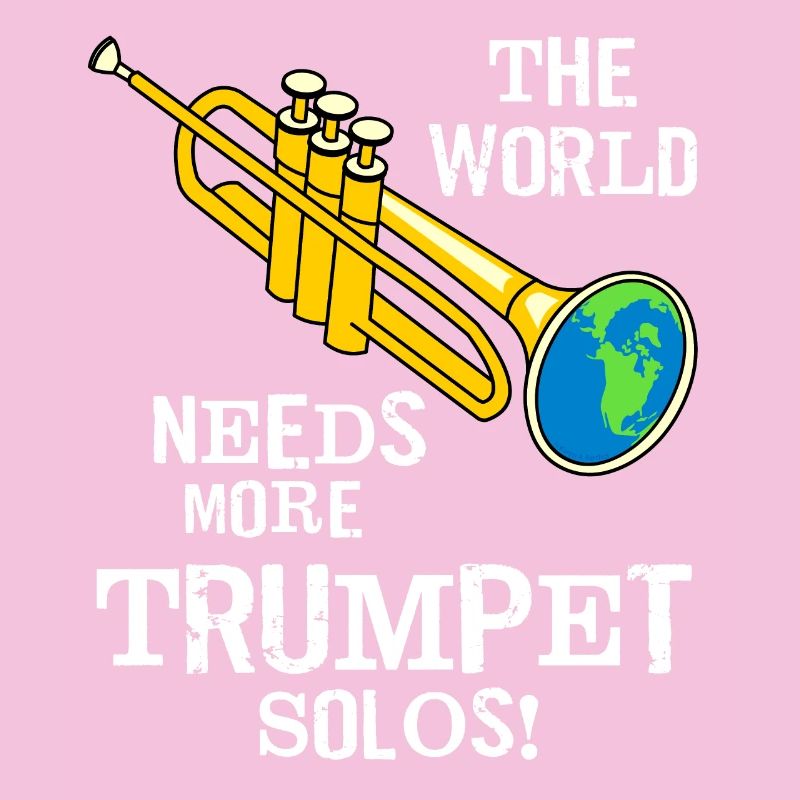 Trompete Solos Weißer Text