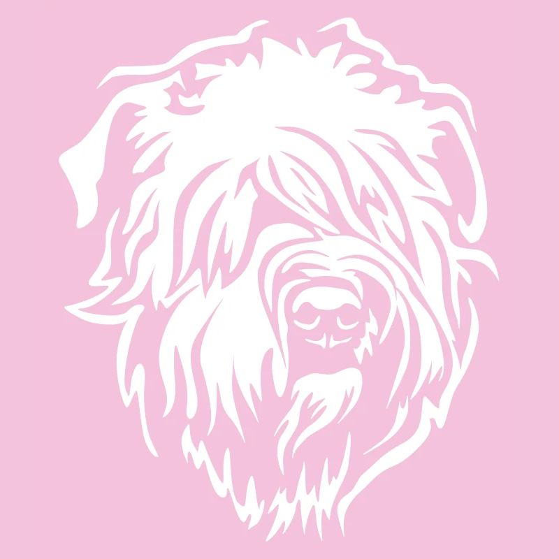 Wheaten Terrier Head "Black Edition"