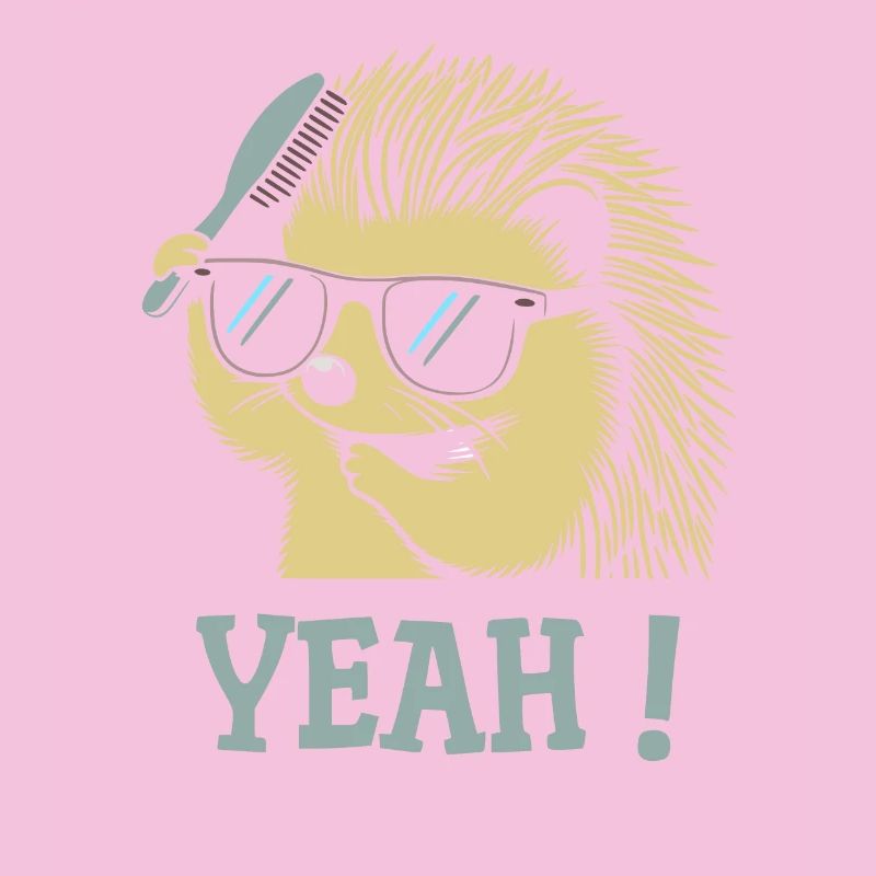 Coole Igel-Sonnenbrillenbürste
