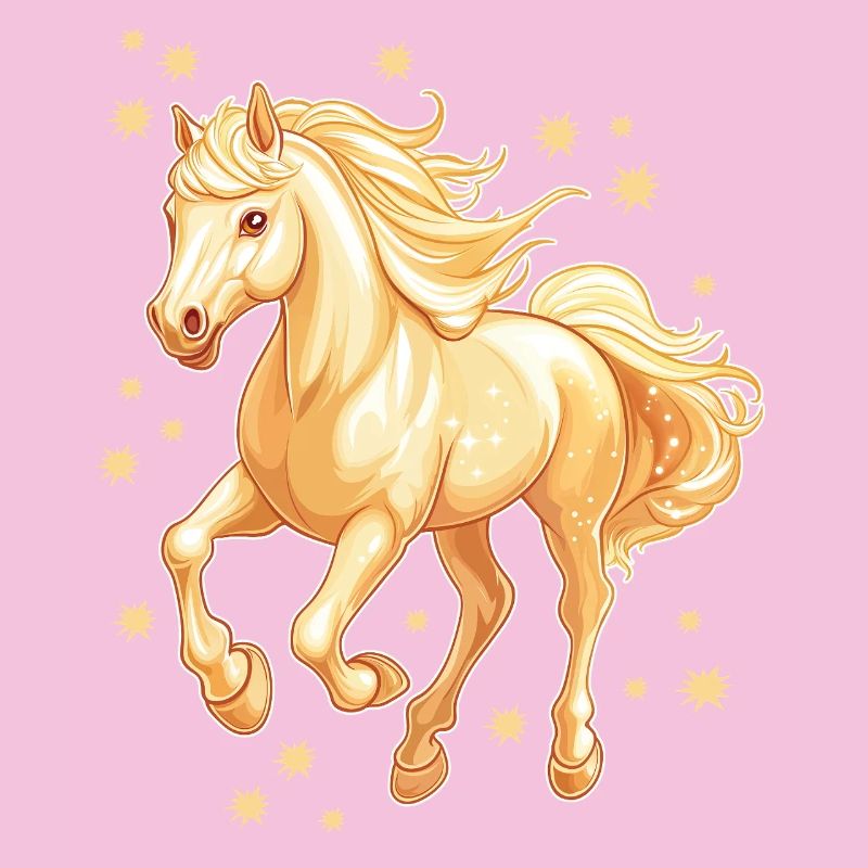 Cheval avec des étoiles