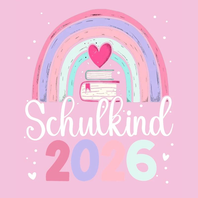 Schulkind 2026 Regenbogen
