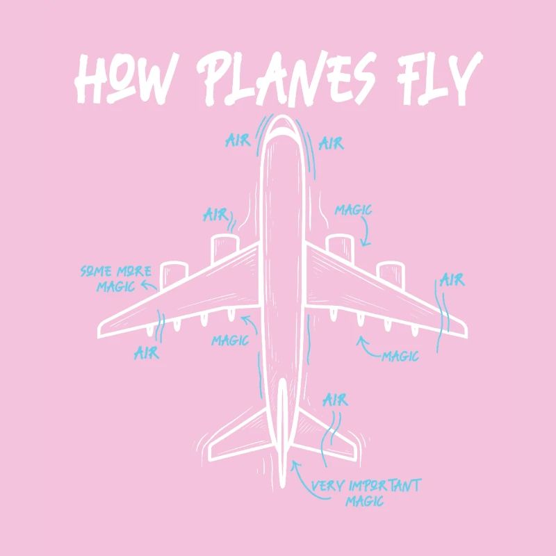 How Planes Fly Funny Aeronautical Engineer Quote