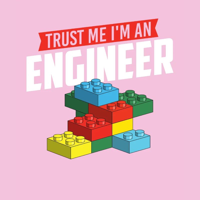 Glaub mir, ich bin ein Ingenieur Brick Builder Block Build