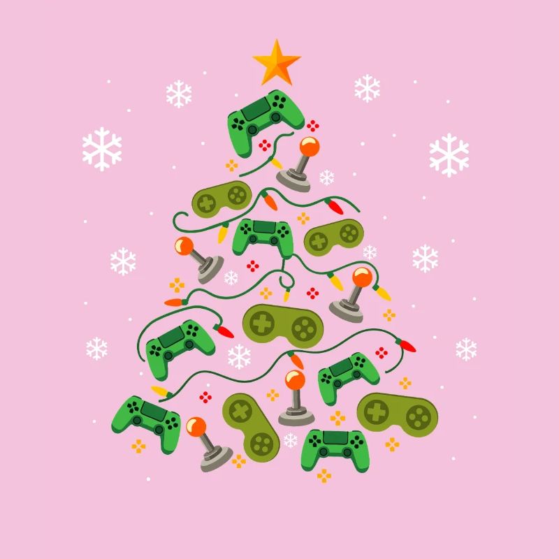 Weihnachtsbaum Controller Gaming Lover Gamer