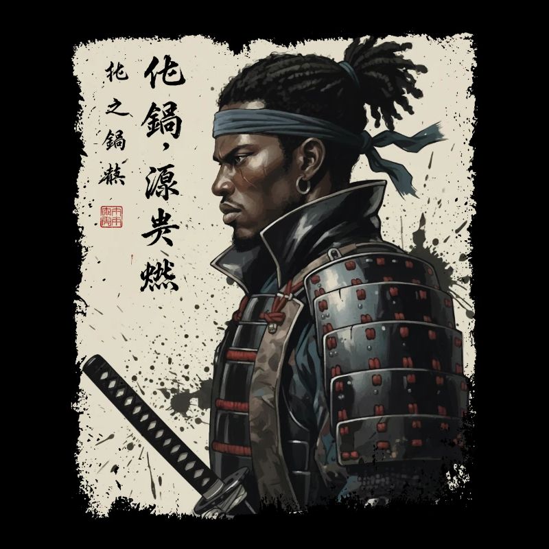 Afroamerikanischer Samurai – Afrikanischer Roots-Stolz