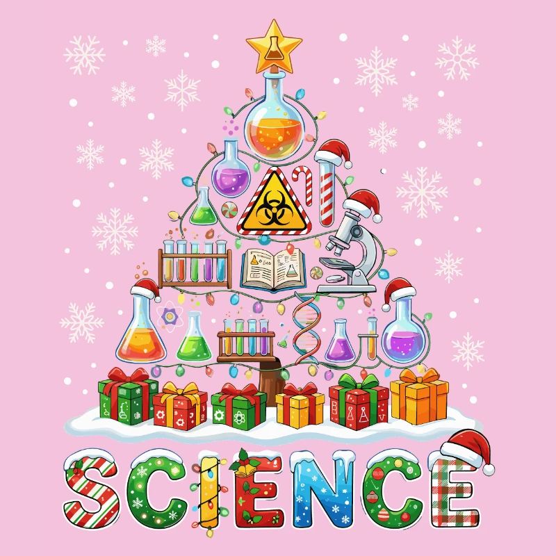 Wissenschafts Weihnachtsbaum Labor Geräte Geschenk