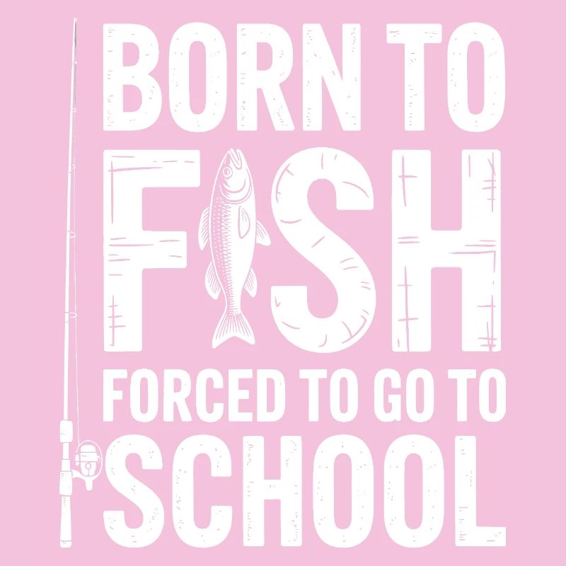 Né pour la pêche, forcé à aller en école