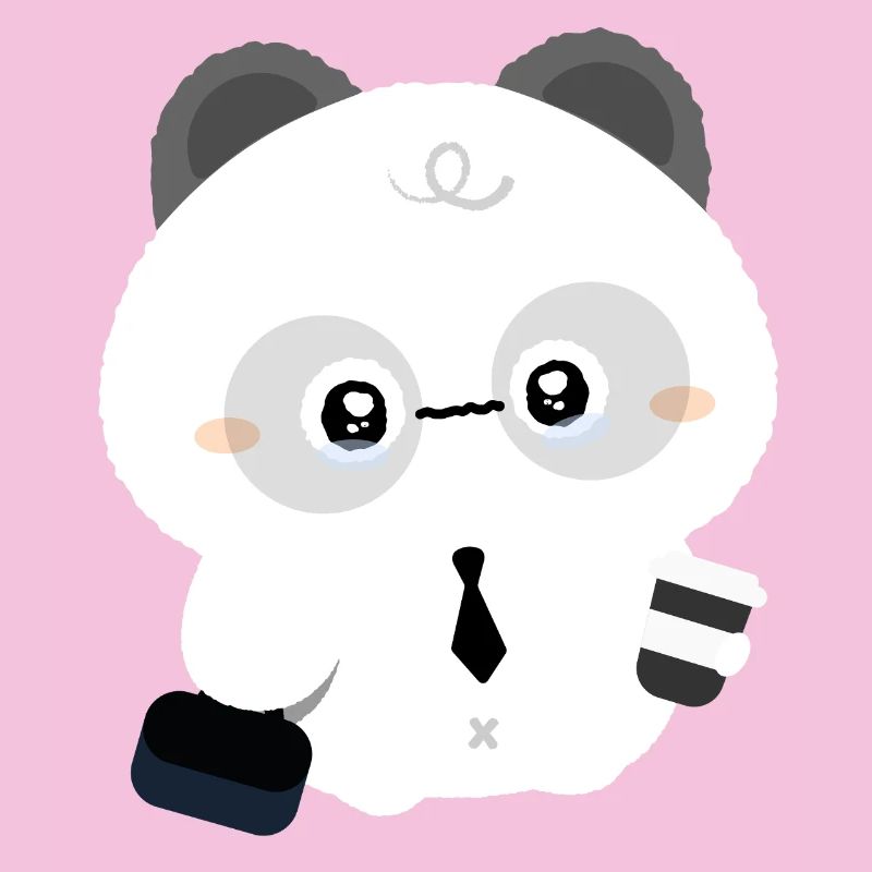 Müder Panda