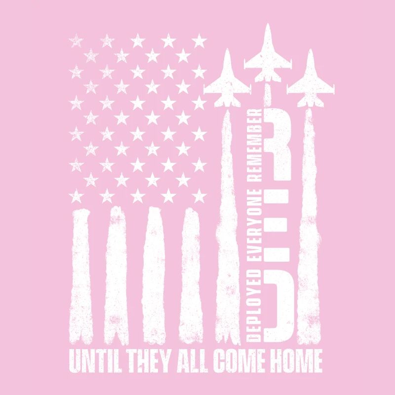 RED Until They All Come Home Support Troops