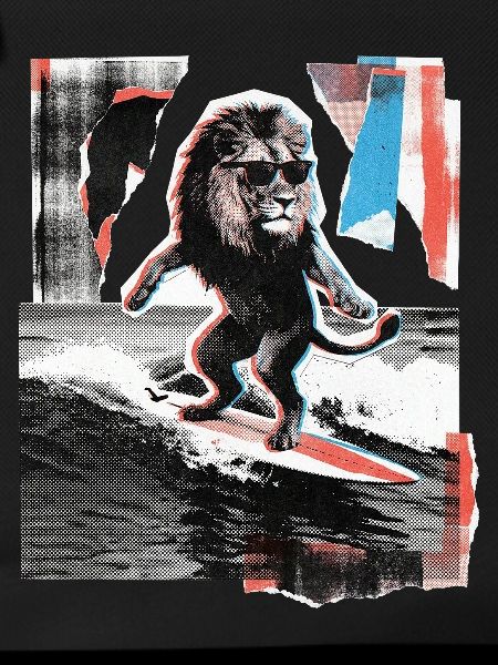 Surfer Löwe