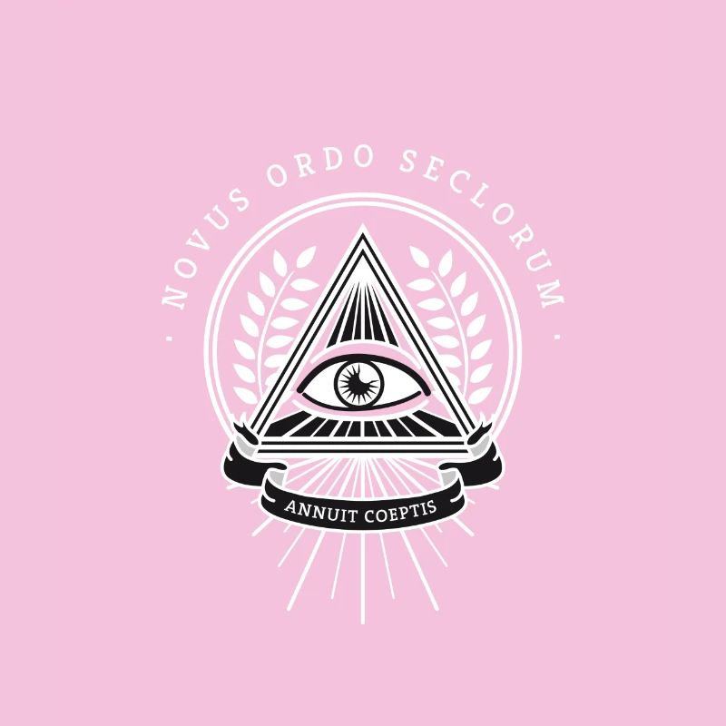 Illuminati œil omniscient pyramide de la société secrète