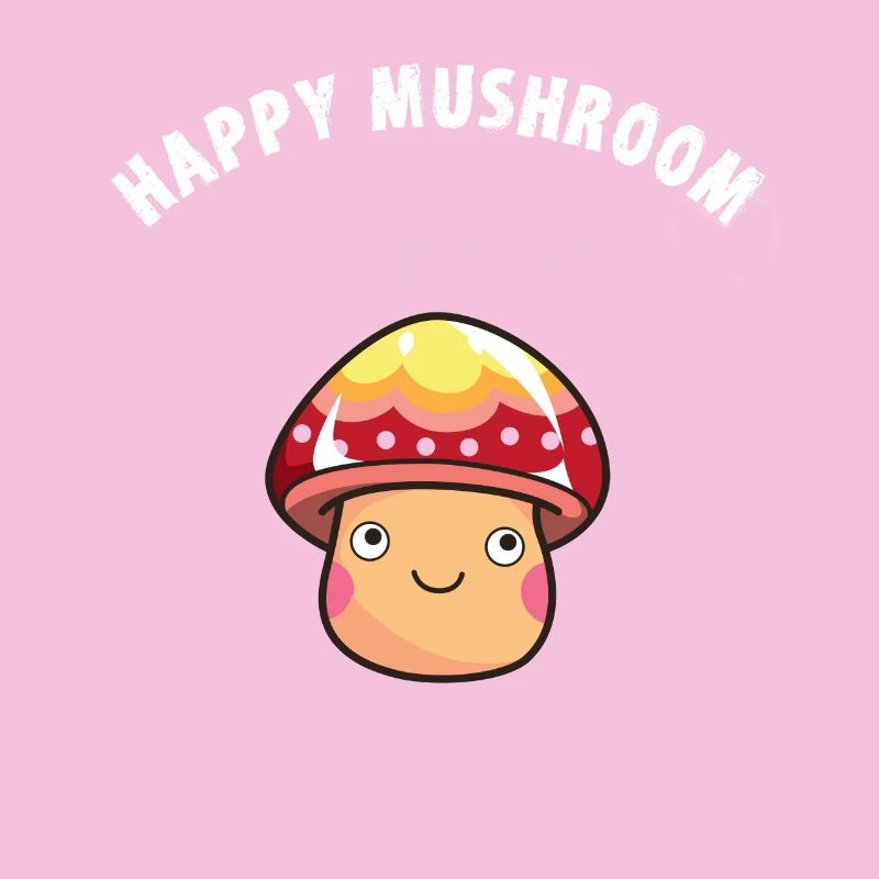 Glücklicher Pilz Comic happy Game