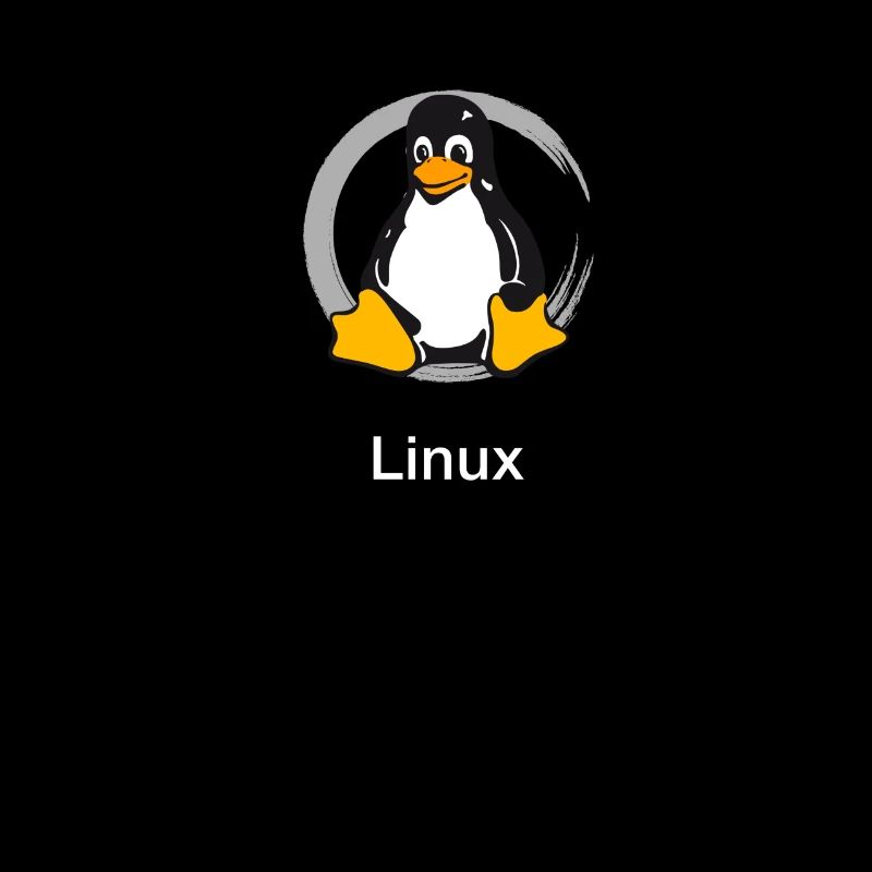 Pc computer Pinguin nerd geek Programmierer Admin