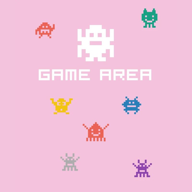 game area pixel nerd pc konsole retro gamer Monste