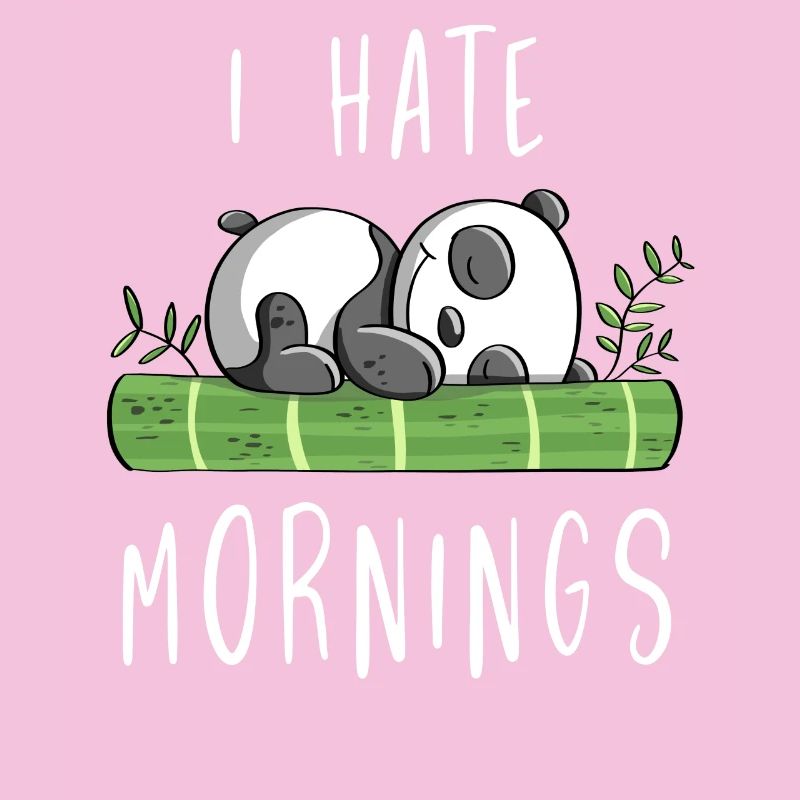 I Hate Mornings - Bambus Panda Bär - Comic