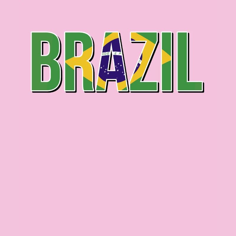 Typographie du drapeau brésilien