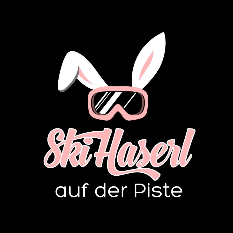 Ski Haserl auf der Piste